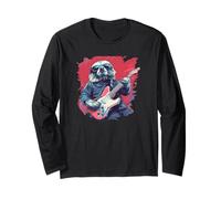 Sloth’s Guitar Anthem for Rock Music Lovers Long Sleeve T-Shirt