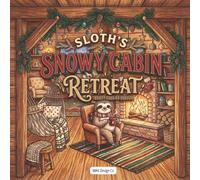 Sloth’s Snowy Cabin Retreat: A Cozy Winter Coloring Book of Fireside Naps, Cabin Hammocks, Warm Drinks, and Snowy Woodland Comfort