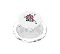 Sloth Sakura Cherry Blossom Japanese Art Graphic PopSockets PopGrip for MagSafe