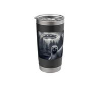 Sloth Selfie with UFO - Funny Graphic Alien Lover Stainless Steel Insulated Tumbler