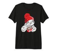 Sloth Sipping Hot Chocolate Drink Premium T-Shirt