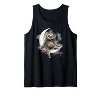 Sloth Sitting on the Moon Tank Top