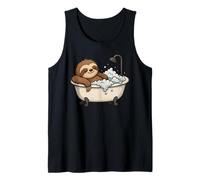 Sloth Sleeping Bathtub Tank Top