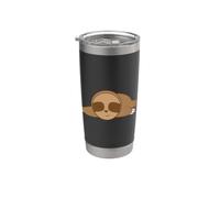 Sloth Sleeping on the Ground Stainless Steel Insulated Tumbler