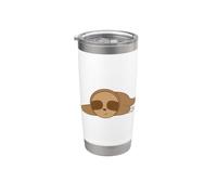 Sloth Sleeping on the Ground Stainless Steel Insulated Tumbler