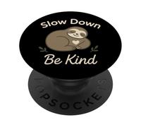 Sloth Slow Life Sloth Yoga Ethical Living Anti-Hustle PopSockets Adhesive PopGrip