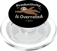 Sloth Slow Life Sloth Yoga Ethical Living Anti-Hustle PopSockets PopGrip for MagSafe