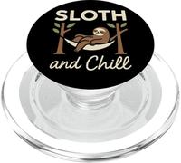 Sloth Slow Life Sloth Yoga Ethical Living Anti-Hustle PopSockets PopGrip for MagSafe