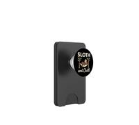 Sloth Slow Life Sloth Yoga Ethical Living Anti-Hustle PopSockets PopWallet for MagSafe