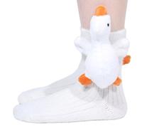 Sloth Socks for Women, Cute 3D Plush Hugging Socks, Stocking Filler UK 3-8 | Cute 3D hugging animal socks with soft knitted design; a funny gift for mum, wife, daughter or girlfriend.