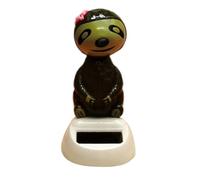 Sloth Solar Dancer - Dashboard bobbleheadd Doll, Animated Hand Toy | Solar Powered Bobble Sloth Figurine for Car Dash, Home Desk, Kids' Room Table, Cute Dancing Toy for Decoration and Gifting Fun