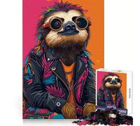 Sloth Street Style 1000 Piece Jigsaws for Teenagers Puzzle Think Toy Stress Relief Sharp Cut Santa Wish List 38x26cm