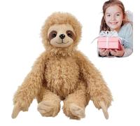 Sloth Stuffed Animal - Soft Plush, Realistic Doll | Premium Cute Figure, Heavy Duty Cozy Companion for Kids Adults Bedroom Sofa Hugging Playtime and Home Decorative Nursery Display