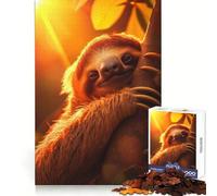 Sloth Sunset Elegant 1000 Piece Jigsaw Puzzles for Adults Pure Logic Toy Soothing Fun Sharp Cut Amazing Present 50x75cm