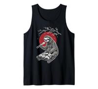 Sloth Sushi Anime Vintage Japanese Food Lover Kawaii Tank Top