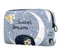 Sloth Sweet Dream Cosmetic Bag for Women, Travel Toiletries Bags Large Makeup Handy Pouch Organiser Bag with Zipper