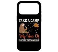 Sloth Take A Camp My Kind of Social Distancing Camping Gift Case for iPhone 17 Pro Max