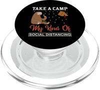 Sloth Take A Camp My Kind of Social Distancing Camping Gift PopSockets PopGrip for MagSafe