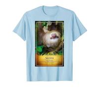 Sloth Tarot Card T-Shirt, Men, Baby Blue, Small