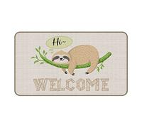 Sloth Theme Decorative Indoor Outdoor Doormat, Funny Front Door Mat Ch For Sloth Themed Room Entrance, Front Porch Mat, Doormat Funny Sloth Decor Mat, Sloth Lover Gift 40x60cm