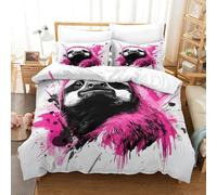 Sloth Three-dimensional Printing Bedding Comforter Set Sloth Bed Cover Ultra-fine Fiber Pillow Slip Included Plush And Low-maintenance Single(140x200cm)
