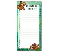 - Sloth to Do List Notepad - 50 Sheet DL Note Pad "Things to Do After A Nap!"
