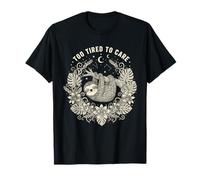 Sloth Too Tired to Care T-Shirt
