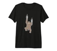 Sloth Two-Fingered Hanging Animal Lazy rain Forest Premium T-Shirt