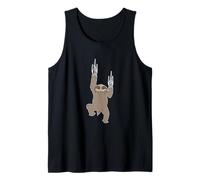 Sloth Two-Fingered Hanging Animal Lazy rain Forest Tank Top