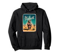 Sloth Ufo, Coffee in a Desert Vintage Be Yourself Pullover Hoodie