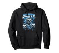 Sloth Vintage 80s Retro Funny Animal Sloth 90's Men Women Pullover Hoodie
