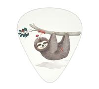 Sloth With Mushrooms Advanced guitar pick 12 pieces Three thicknesses for bass, electric guitar, acoustic guitar bag