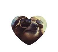 Sloth With Sunglasses Car Air Fresheners 6 Pcs, Funny Hanging Car Air Fresheners Cute Long Lasting Scented Mirror Hanging Decoration Ornaments Gift Interior Decor Accessories For Men Women