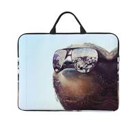 Sloth with sunglasses Printed 14in Laptop Case Sleeve Bag â€“ Portable Handle & Zipper â€“ Ideal for Travel, Business & Office Use