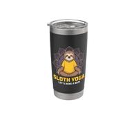 Sloth Yoga Let's Have A Nap Meditative Stainless Steel Insulated Tumbler