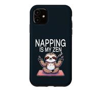 Sloth Yoga Napping Is My Zen Sleep Meditation Case for iPhone 11
