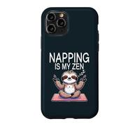 Sloth Yoga Napping Is My Zen Sleep Meditation Case for iPhone 11 Pro