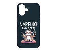 Sloth Yoga Napping Is My Zen Sleep Meditation Case for iPhone 17
