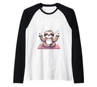 Sloth Yoga Napping is My Zen Sleep Meditation Raglan Baseball Tee