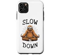 Sloth Yoga Slow Down Namaste Funny Cute Lazy Sloths Lover Case for iPhone 11 Pro Max
