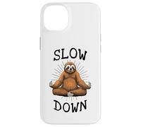Sloth Yoga Slow Down Namaste Funny Cute Lazy Sloths Lover Case for iPhone 14 Plus