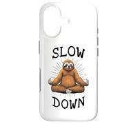 Sloth Yoga Slow Down Namaste Funny Cute Lazy Sloths Lover Case for iPhone 17