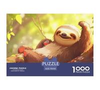 Sloth1000Pieces JigsawPuzzlesanimal ForAdults Colourful Brainteasing Age12+byth HomeDecoration Fun, Challenging 70x50cm/1000pcs