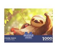 Sloth1000Pieces JigsawPuzzlesanimal ForAdults Colourful LargePiecePuzzles Age12+byth EducationalGame Brainteasing Adults Jigsaw Puzzle 38x26cm/1000pcs