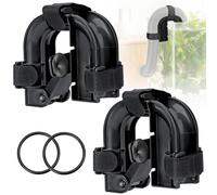 Slother 2-Pack A20230 A20026 Rim Connector with Suction-Cup & Hook-and-Loop
