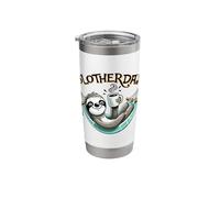 Slotherday Sloth Coffee Hammock Lazy Weekend Relax Stainless Steel Insulated Tumbler