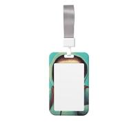 Slothful Student Card Badge Holder. Durable Abs Material, Clear Id Display, Suitable for Office, Event, Meeting, Easy Identification.