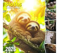 Sloths 2026 Calendar