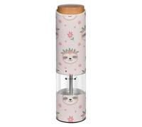 Sloths Flowers Electric Pepper Grinder Auto Mill