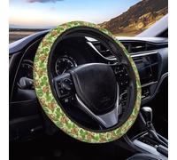Sloths Hanging On Tropical Leave Steering Wheel Grip Wrap Decorative Steering Wheel Covers Non-Slip Carsteering Wheeles Covers 38Cm For Women Sedan All Seasons